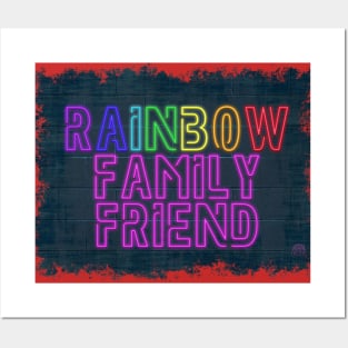 Rainbow Family Friend Posters and Art